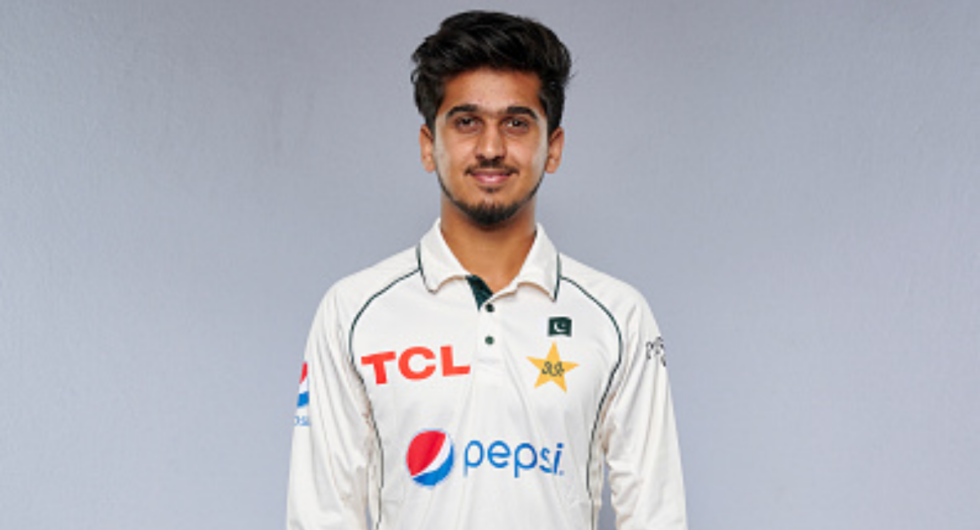 A head shot of Saim Ayub, Pakistan's latest Test debutant